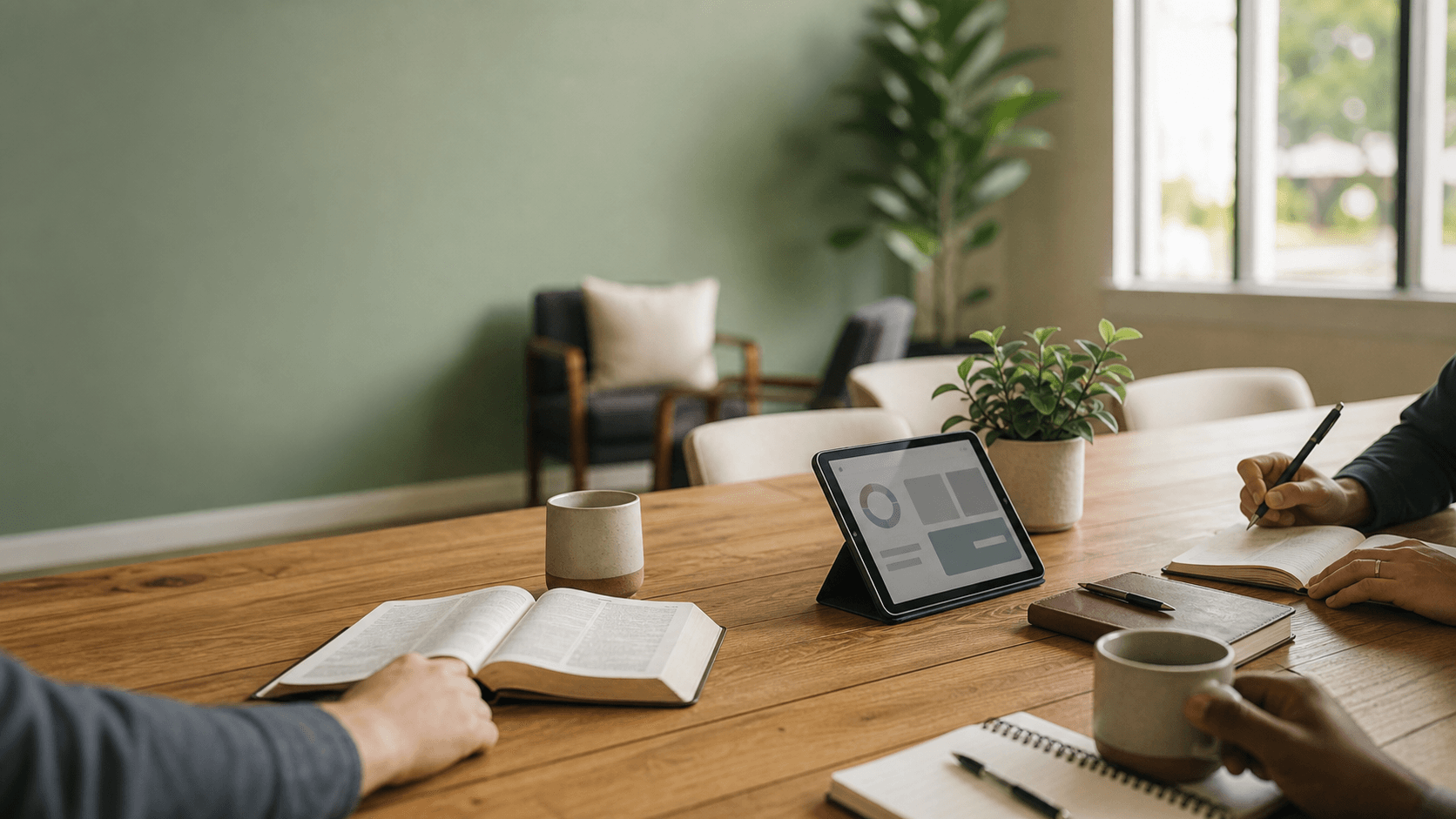 Bible study planning table